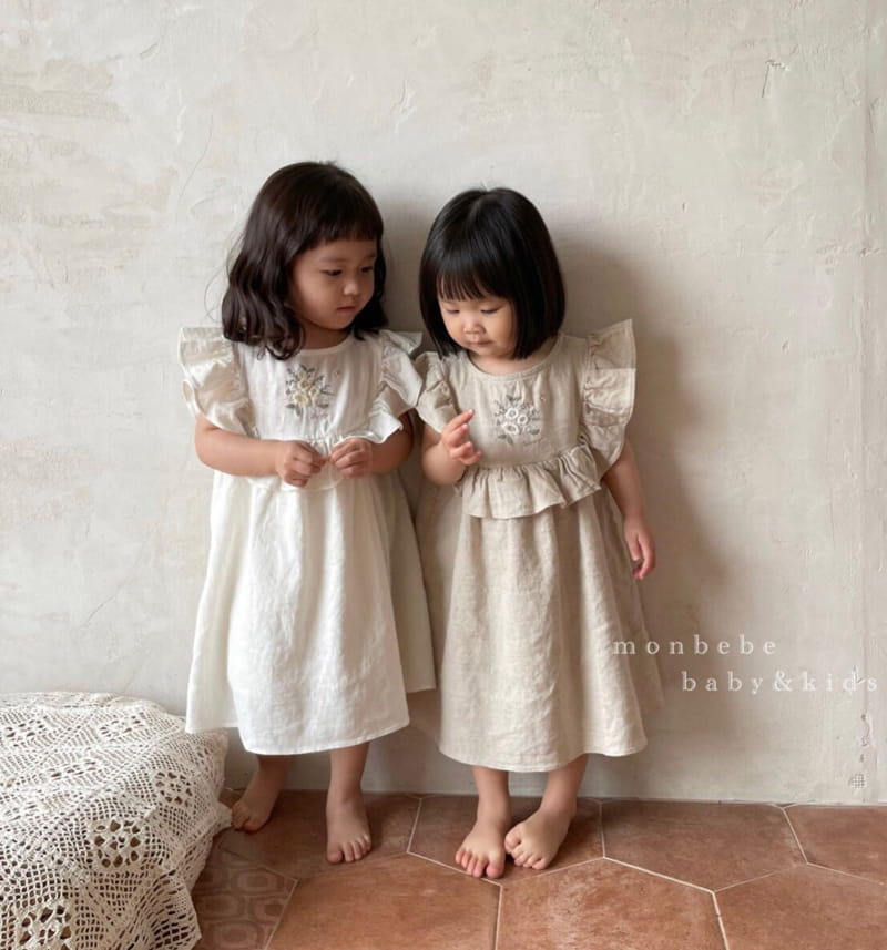 MONBEBE - Korean Children Fashion - #Kfashion4kids - Bianco One-piece
