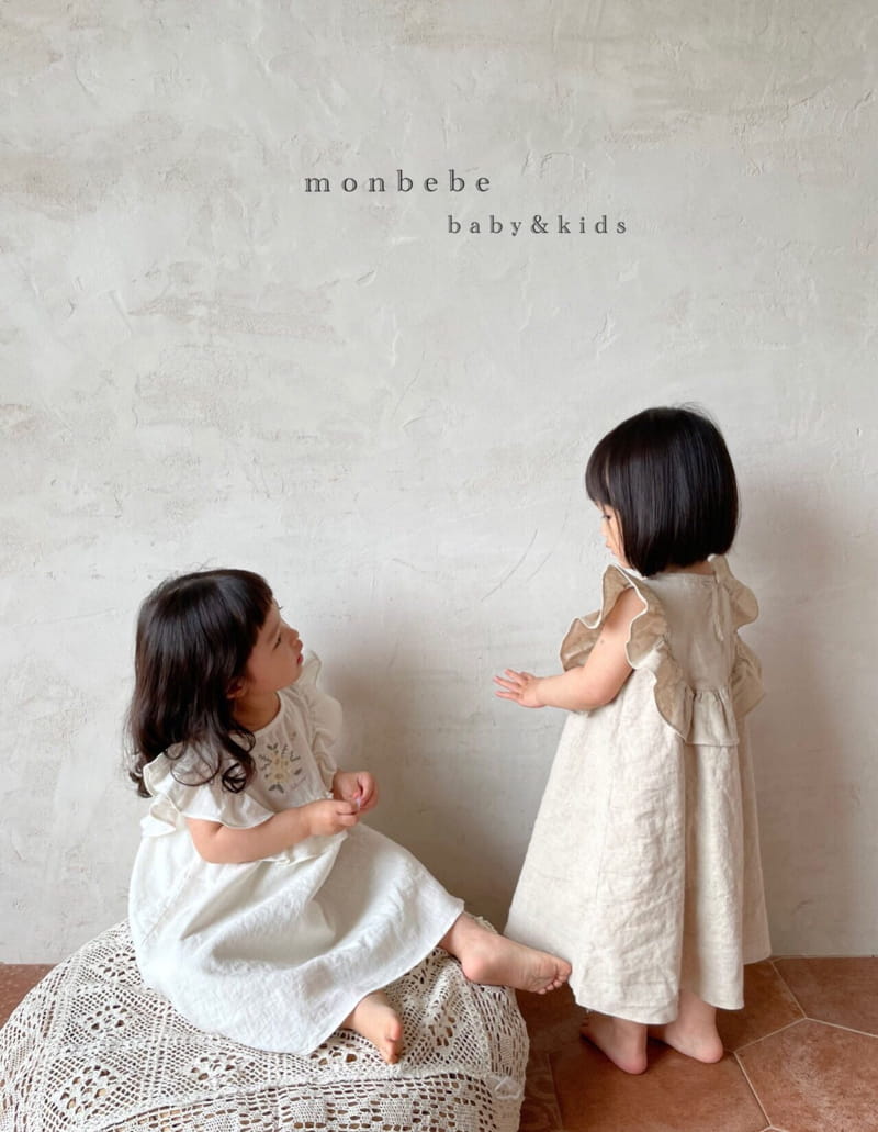 MONBEBE - Korean Children Fashion - #Kfashion4kids - Bianco One-piece - 3