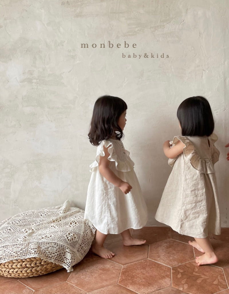 MONBEBE - Korean Children Fashion - #Kfashion4kids - Bianco One-piece - 4
