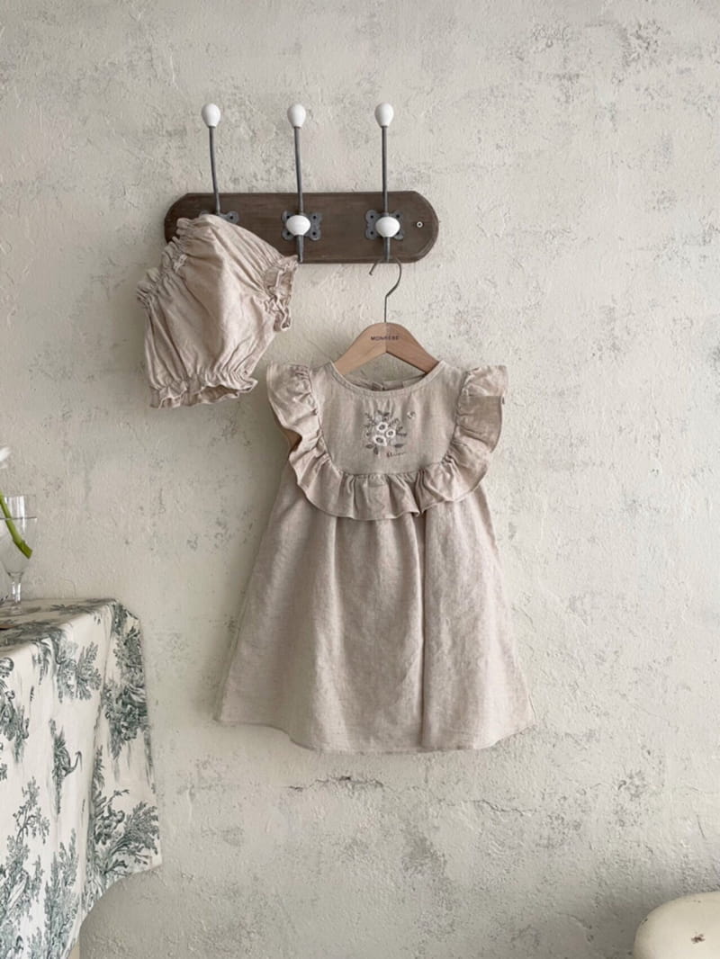 MONBEBE - Korean Children Fashion - #Kfashion4kids - Bianco One-piece - 5