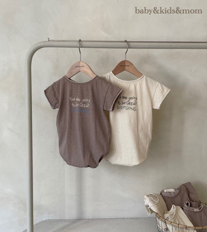 MONBEBE - Korean Children Fashion - #Kfashion4kids - Great Bodysuit