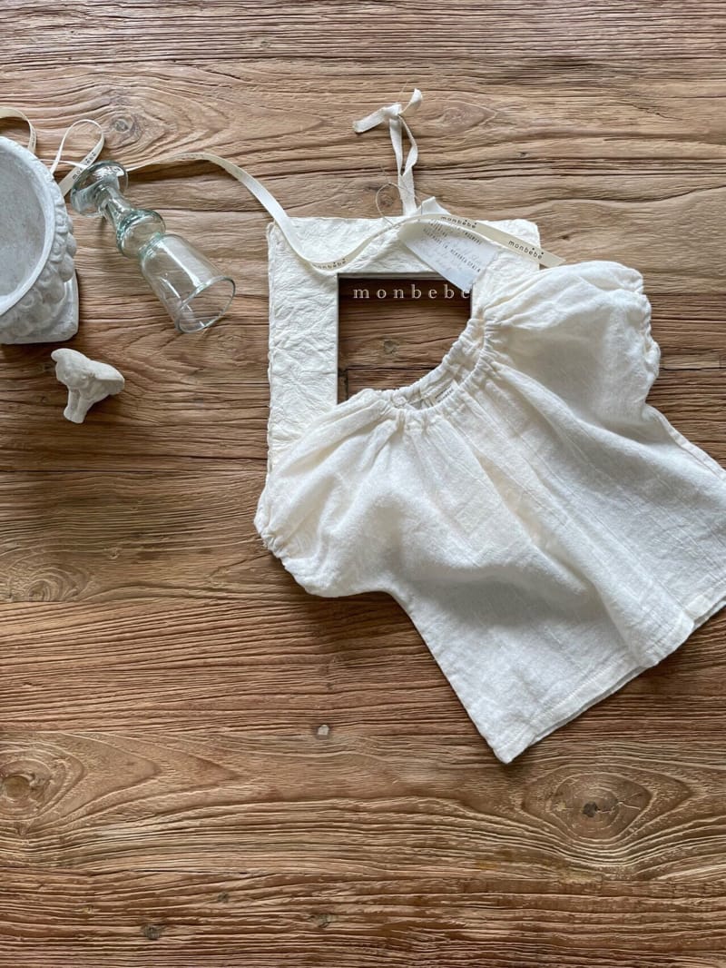 MONBEBE - Korean Children Fashion - #Kfashion4kids - Cream Blouse - 5