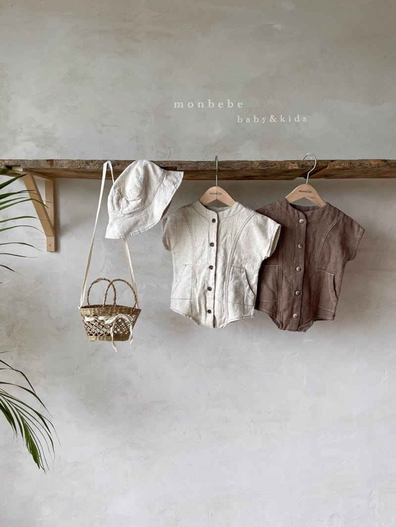 MONBEBE - Korean Children Fashion - #Kfashion4kids - Linen Jumpsuit - 6