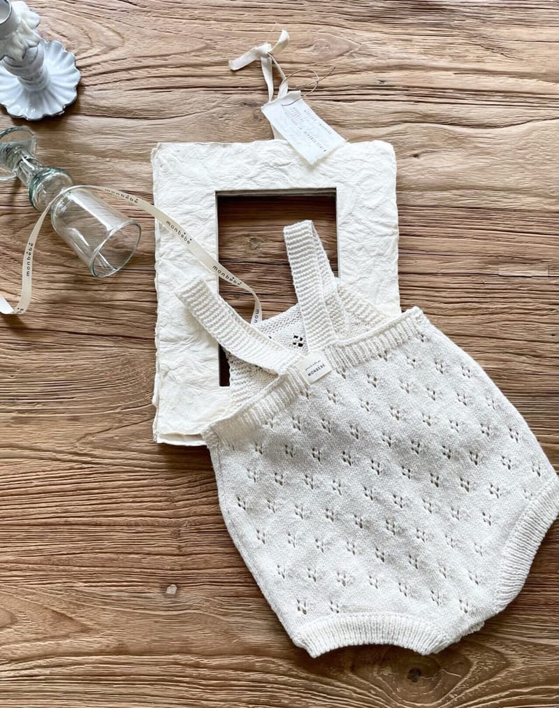 MONBEBE - Korean Children Fashion - #Kfashion4kids - Scsi Knit Bodysuit - 2