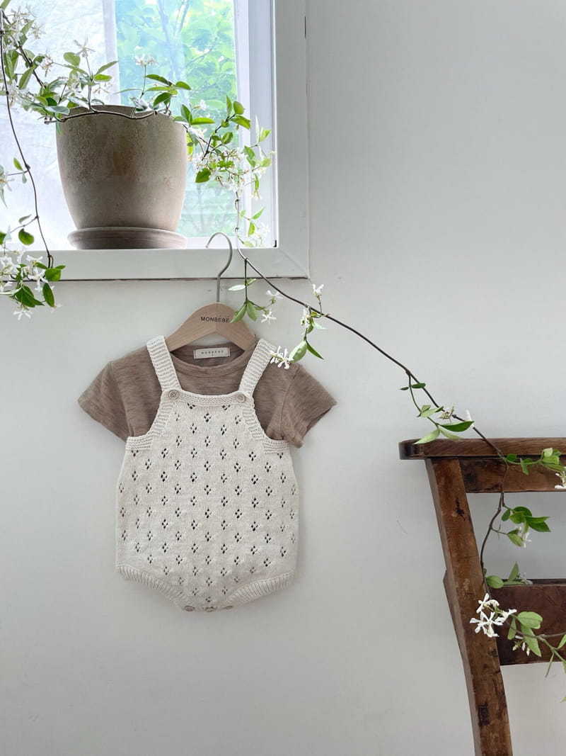 MONBEBE - Korean Children Fashion - #Kfashion4kids - Scsi Knit Bodysuit - 5