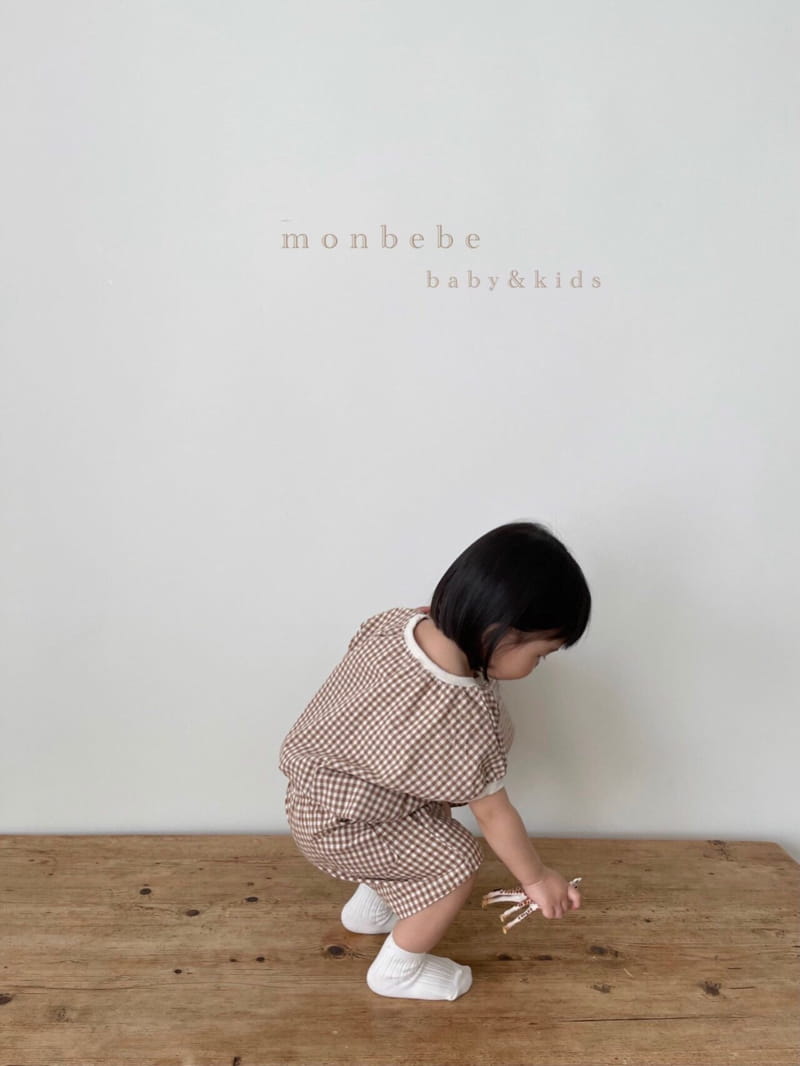 MONBEBE - Korean Children Fashion - #Kfashion4kids - Check Shorts - 9