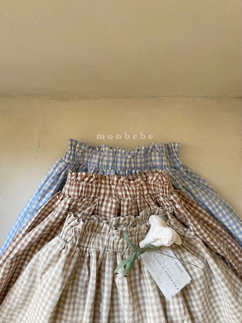 MONBEBE - Korean Children Fashion - #Kfashion4kids - Check Frill Skirt - 10