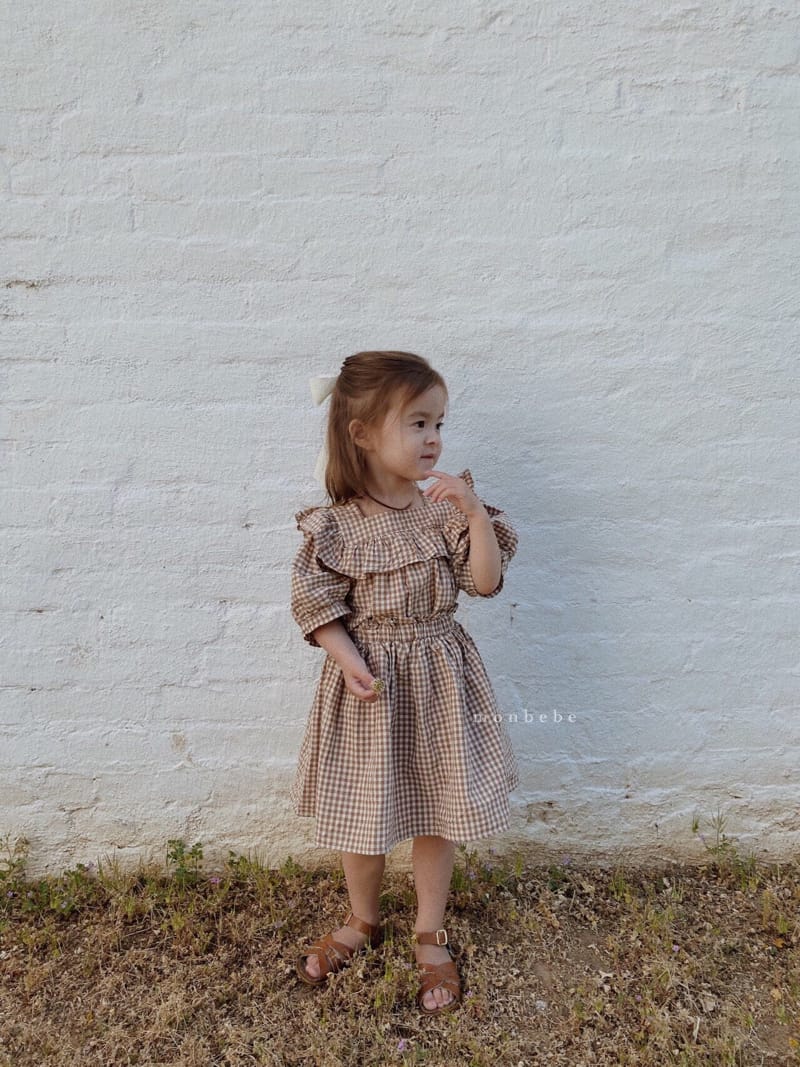 MONBEBE - Korean Children Fashion - #Kfashion4kids - Check Frill Skirt - 3