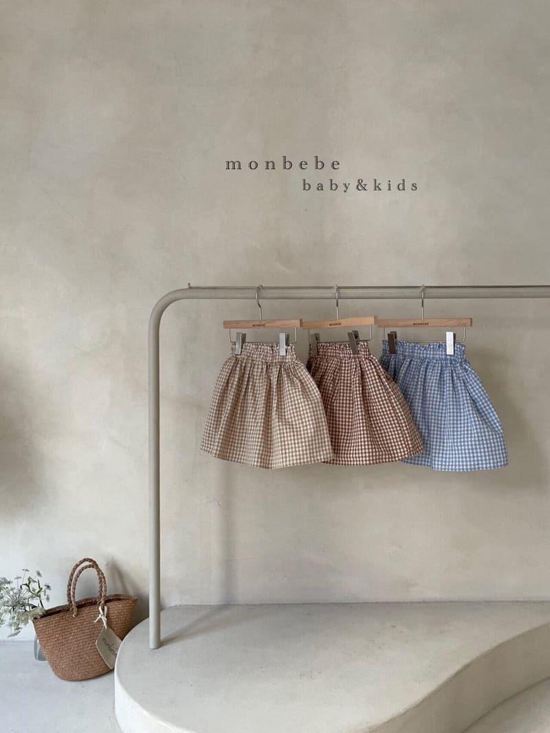 MONBEBE - Korean Children Fashion - #Kfashion4kids - Check Frill Skirt - 9