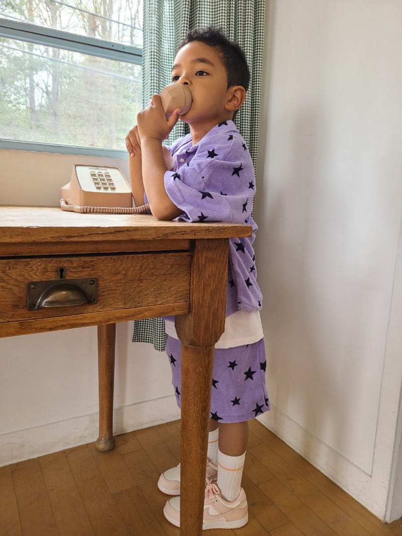 MOOI STORE - Korean Children Fashion - #Kfashion4kids - Star Towel Collar Tee - 6