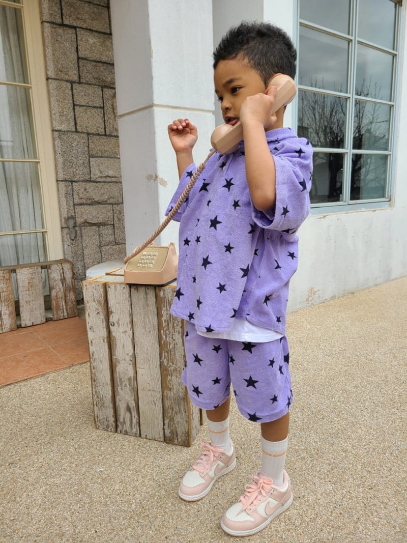 MOOI STORE - Korean Children Fashion - #Kfashion4kids - Star Towel Shorts - 5