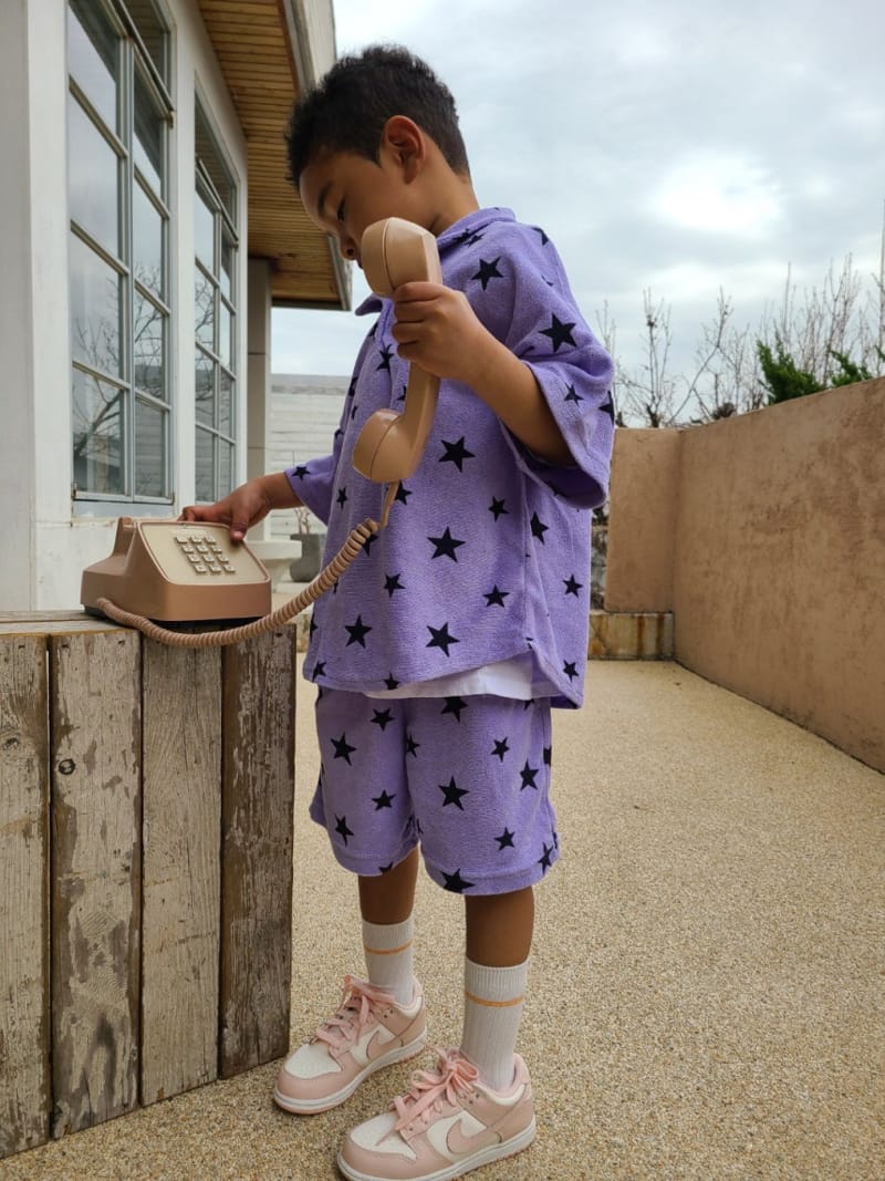 MOOI STORE - Korean Children Fashion - #Kfashion4kids - Star Towel Shorts - 6