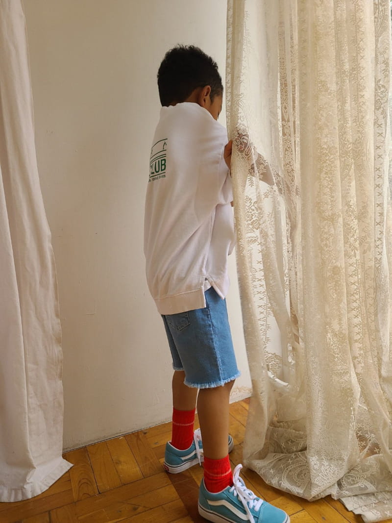 MOOI STORE - Korean Children Fashion - #Kfashion4kids - Den Vinci Span Jean Shorts - 5