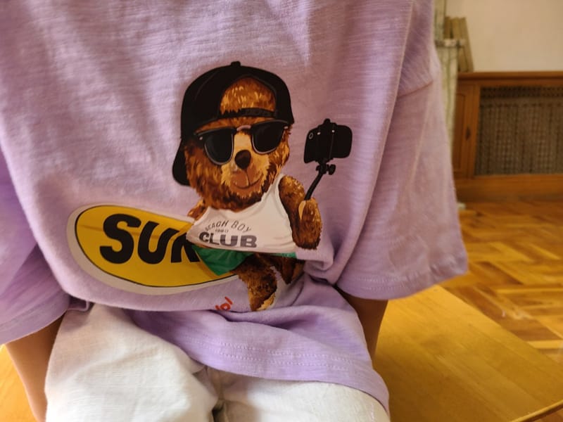 MOOI STORE - Korean Children Fashion - #Kfashion4kids - Surfer Teddy Tee