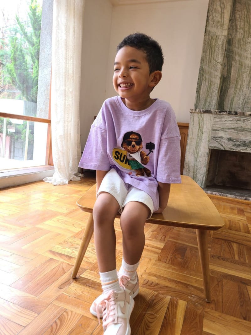 MOOI STORE - Korean Children Fashion - #Kfashion4kids - Surfer Teddy Tee - 3