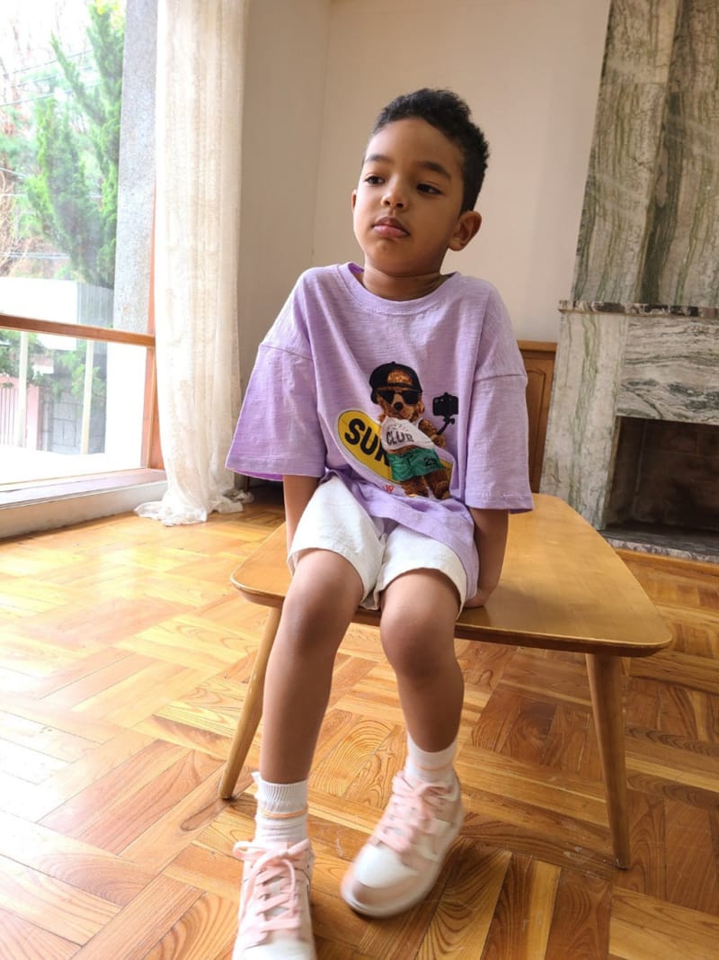 MOOI STORE - Korean Children Fashion - #Kfashion4kids - Surfer Teddy Tee - 5