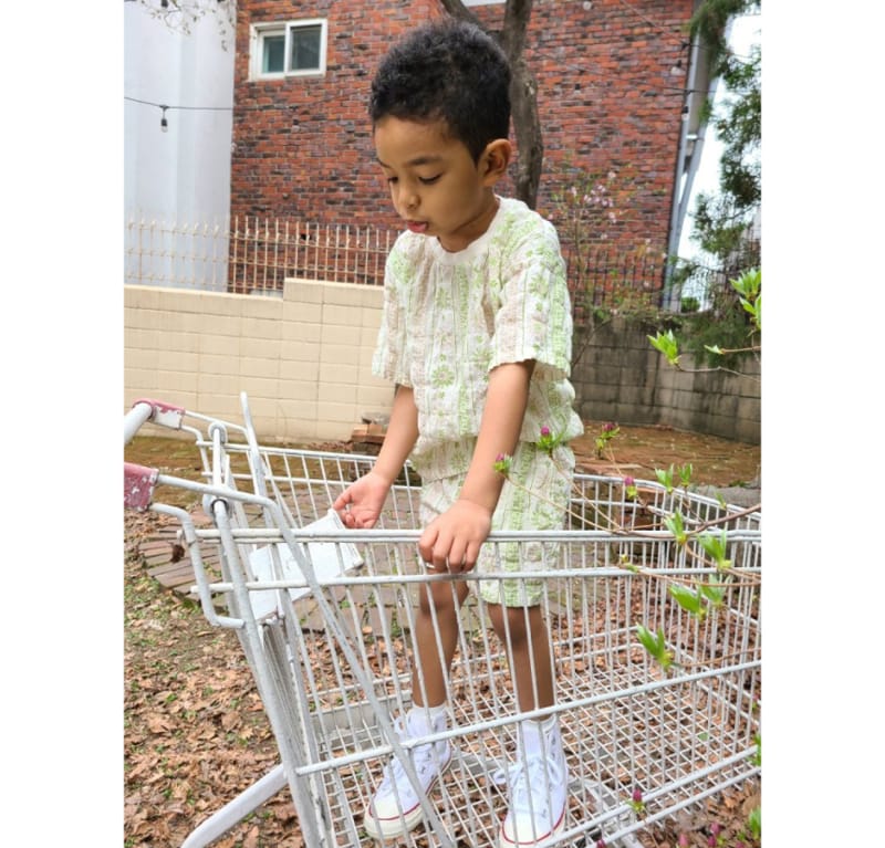 MOOI STORE - Korean Children Fashion - #Kfashion4kids - Ambo Top Bottom Set - 4