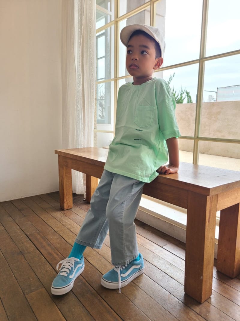 MOOI STORE - Korean Children Fashion - #Kfashion4kids - Pocket Embroidery Tee - 4