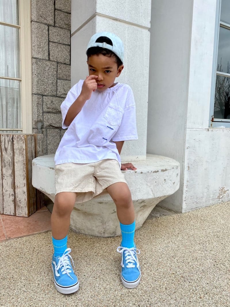 MOOI STORE - Korean Children Fashion - #Kfashion4kids - Pocket Embroidery Tee - 7