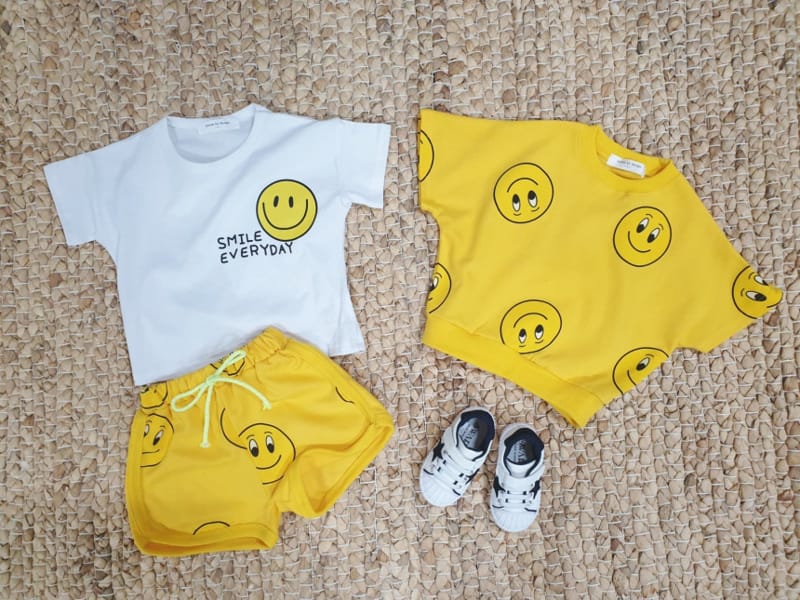 MORAN - Korean Children Fashion - #Kfashion4kids - Smile 2Tee bottom Set