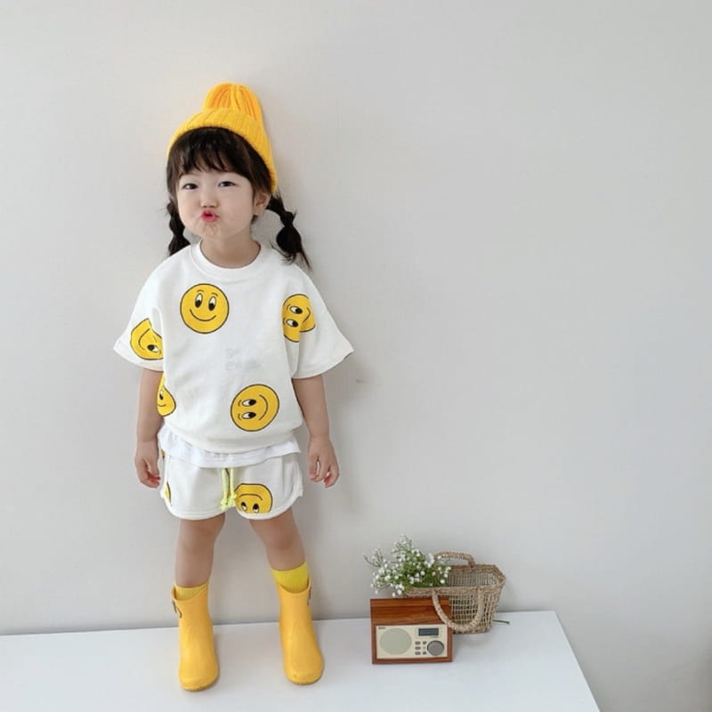 MORAN - Korean Children Fashion - #Kfashion4kids - Smile 2Tee bottom Set - 7