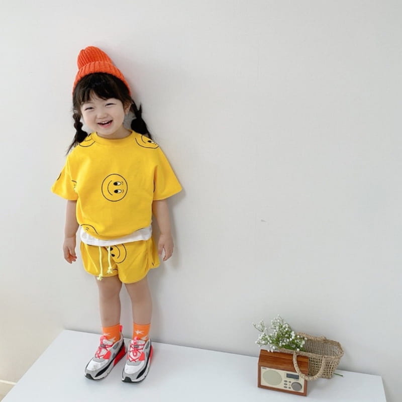 MORAN - Korean Children Fashion - #Kfashion4kids - Smile 2Tee bottom Set - 8