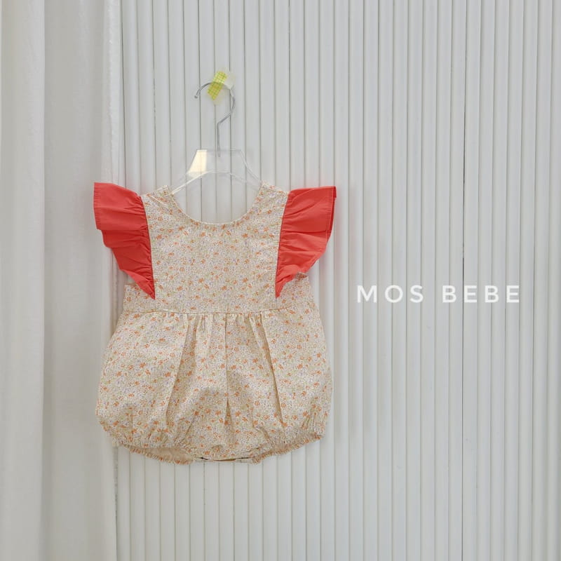 MOS BEBE - Korean Children Fashion - #Kfashion4kids - Flory Wing Bodysuit - 3