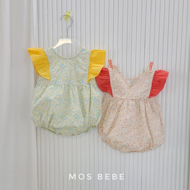 MOS BEBE - Korean Children Fashion - #Kfashion4kids - Flory Wing Bodysuit - 5