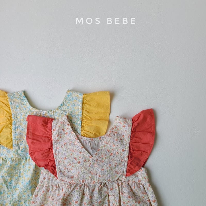MOS BEBE - Korean Children Fashion - #Kfashion4kids - Flory Wing Bodysuit - 7
