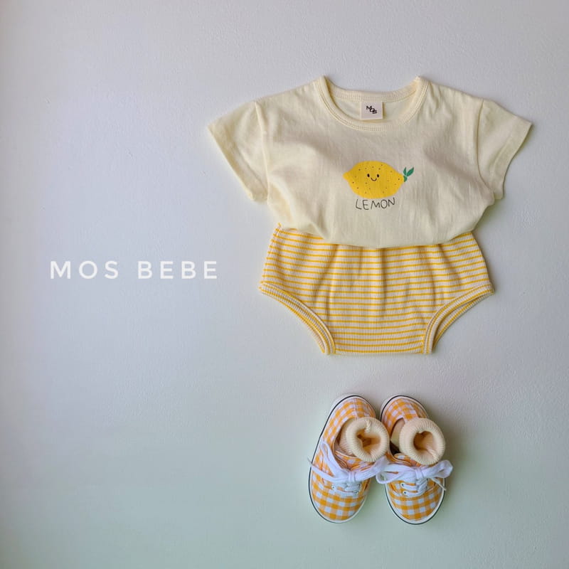 MOS BEBE - Korean Children Fashion - #Kfashion4kids - Fruit Tio Bottom Set - 3