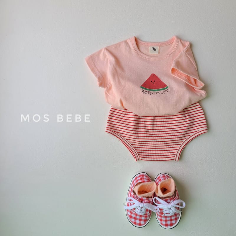 MOS BEBE - Korean Children Fashion - #Kfashion4kids - Fruit Tio Bottom Set - 4
