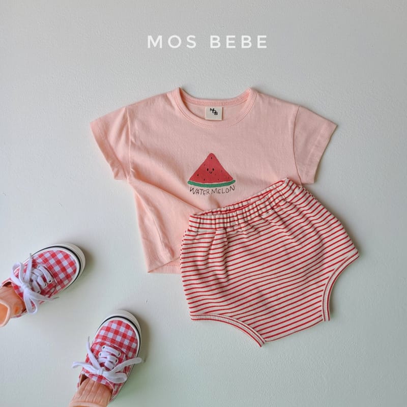 MOS BEBE - Korean Children Fashion - #Kfashion4kids - Fruit Tio Bottom Set - 5
