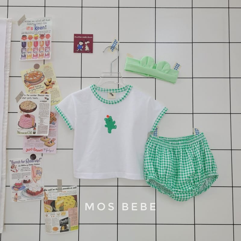 MOS BEBE - Korean Children Fashion - #Kfashion4kids - Jelly Bear Top Bottom Set - 10