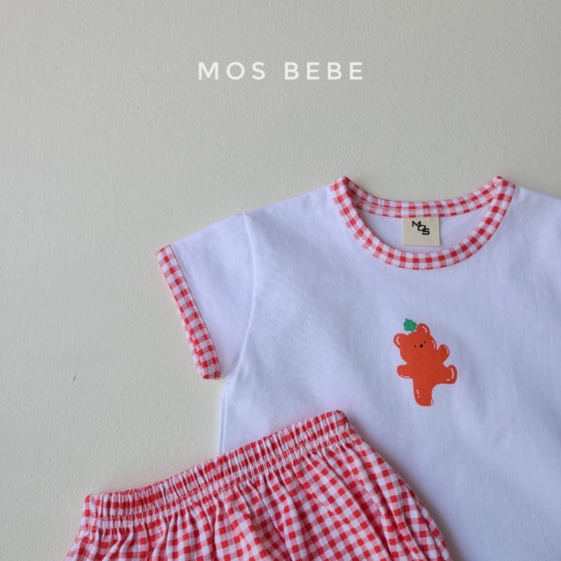 MOS BEBE - Korean Children Fashion - #Kfashion4kids - Jelly Bear Top Bottom Set - 2