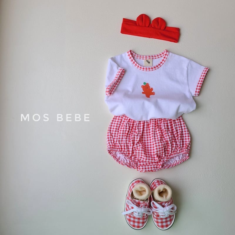 MOS BEBE - Korean Children Fashion - #Kfashion4kids - Jelly Bear Top Bottom Set - 3