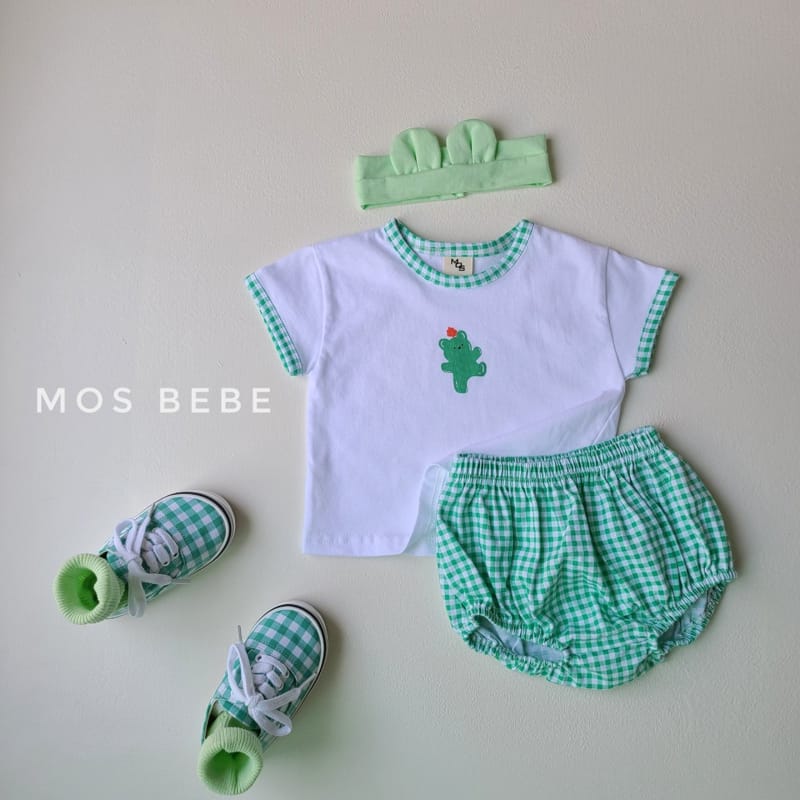 MOS BEBE - Korean Children Fashion - #Kfashion4kids - Jelly Bear Top Bottom Set - 4