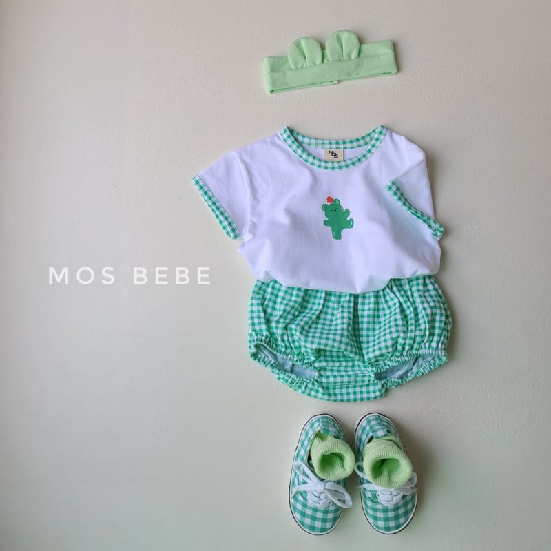 MOS BEBE - Korean Children Fashion - #Kfashion4kids - Jelly Bear Top Bottom Set - 6