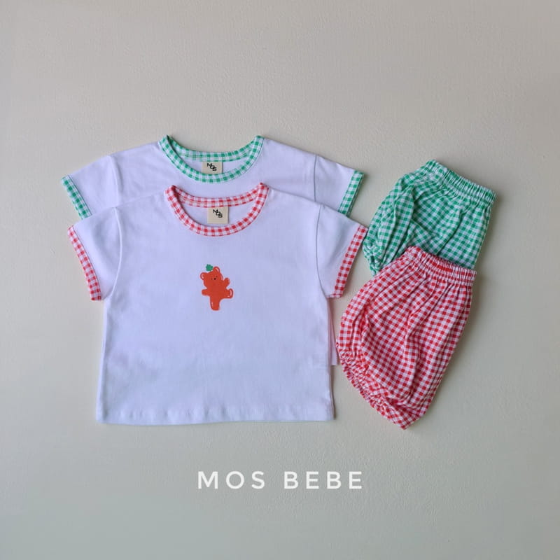 MOS BEBE - Korean Children Fashion - #Kfashion4kids - Jelly Bear Top Bottom Set - 7