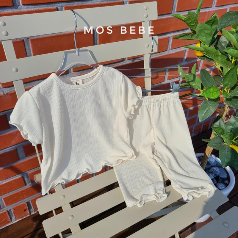 MOS BEBE - Korean Children Fashion - #Kfashion4kids - Cotton Candy Top Bottom Set - 4