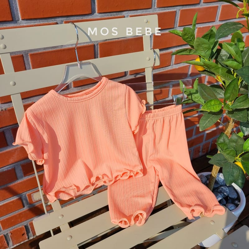 MOS BEBE - Korean Children Fashion - #Kfashion4kids - Cotton Candy Top Bottom Set - 5