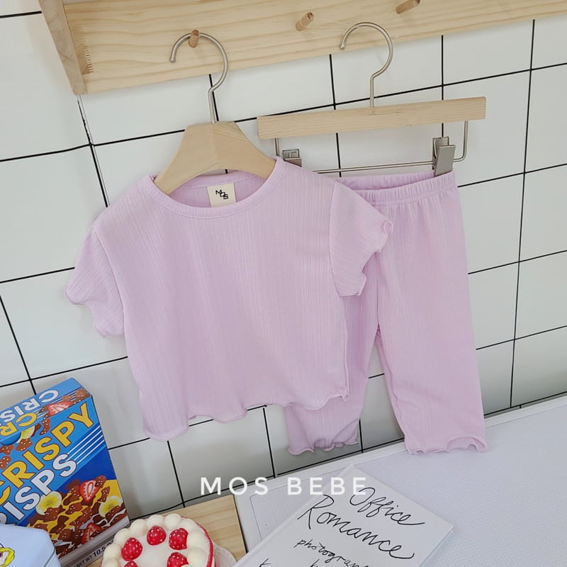 MOS BEBE - Korean Children Fashion - #Kfashion4kids - Cotton Candy Top Bottom Set - 7