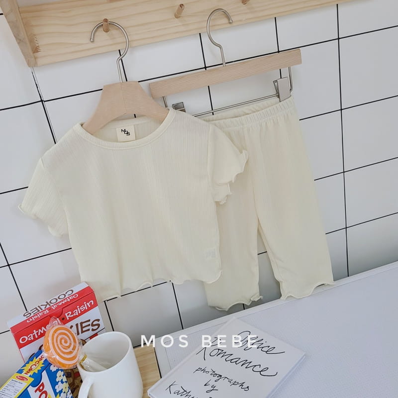 MOS BEBE - Korean Children Fashion - #Kfashion4kids - Cotton Candy Top Bottom Set - 8