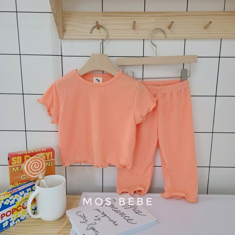 MOS BEBE - Korean Children Fashion - #Kfashion4kids - Cotton Candy Top Bottom Set - 9