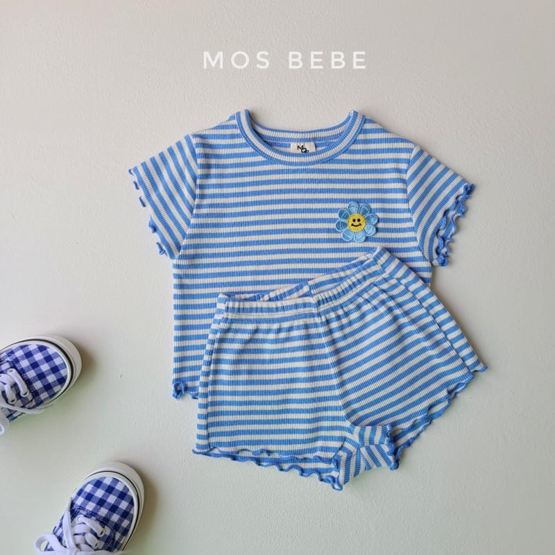 MOS BEBE - Korean Children Fashion - #Kfashion4kids - Daisy Top Bottom Set - 5