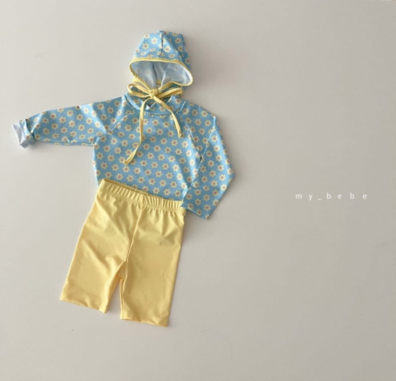 MY BEBE - Korean Children Fashion - #Kfashion4kids - Love Rashguard with Bonnet - 7