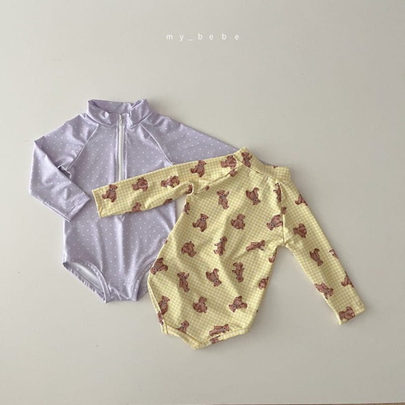 MY BEBE - Korean Children Fashion - #Kfashion4kids - Heart Rashguard with Bonnet - 5