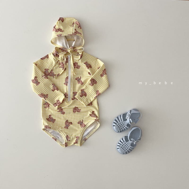 MY BEBE - Korean Children Fashion - #Kfashion4kids - Heart Rashguard with Bonnet - 9
