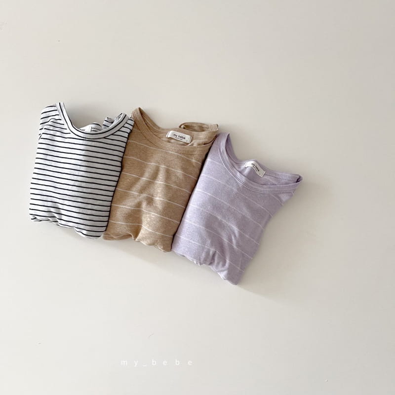 MY BEBE - Korean Children Fashion - #Kfashion4kids - Mom Linen Tee - 12