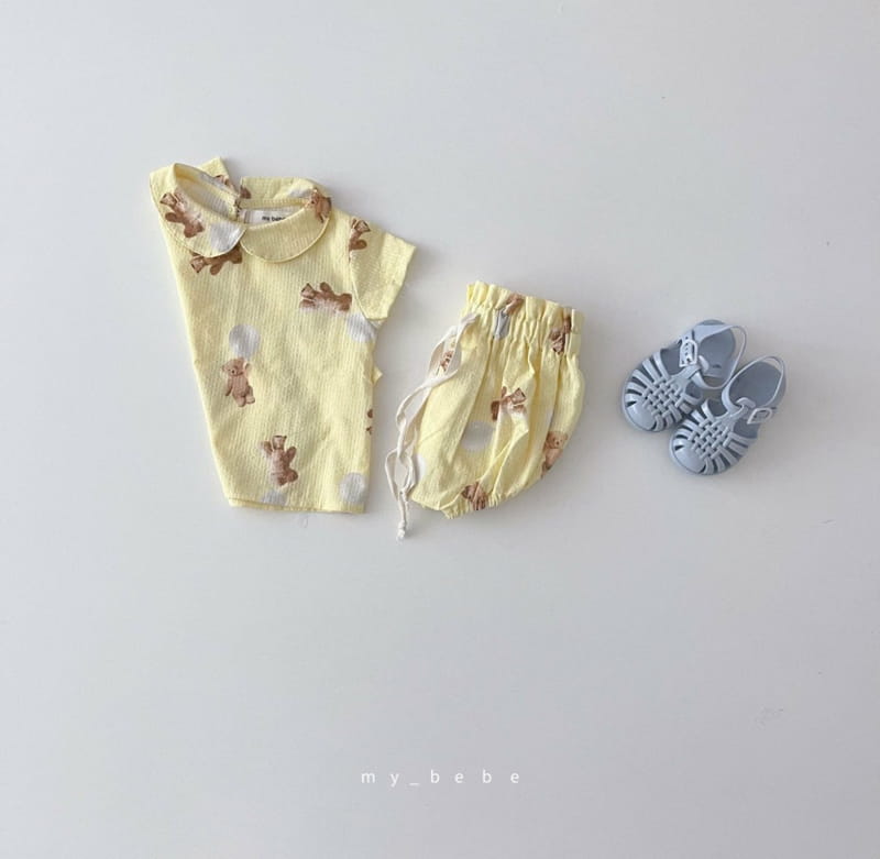 MY BEBE - Korean Children Fashion - #Kfashion4kids - Collar Blouse Bloomer Set - 7