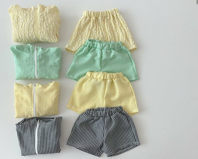MY BEBE - Korean Children Fashion - #Kfashion4kids - Windbreaker Shorts Set